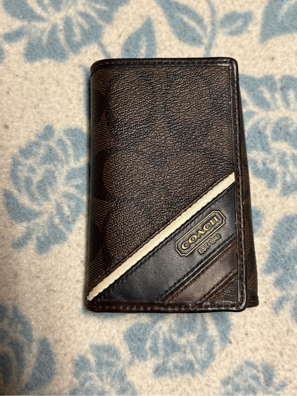 Coach Brown PVC Key Case